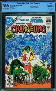 Tales of the New Teen Titans #3 (1982) CBCS 9.6 NM+