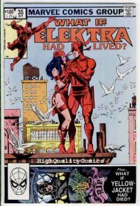 WHAT IF #35, VF/NM, Elektra had Lived?, DareDevil, Frank Miller, Marvel