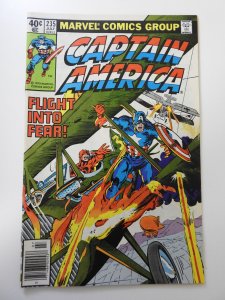 Captain America #235 (1979) VG+ Condition stain fc