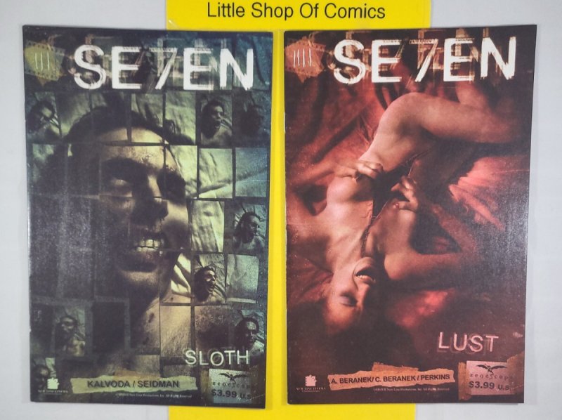 Se7en #1 2 3 4 5 6 7 Complete Set 1-7 Zenescope Seven See Notes