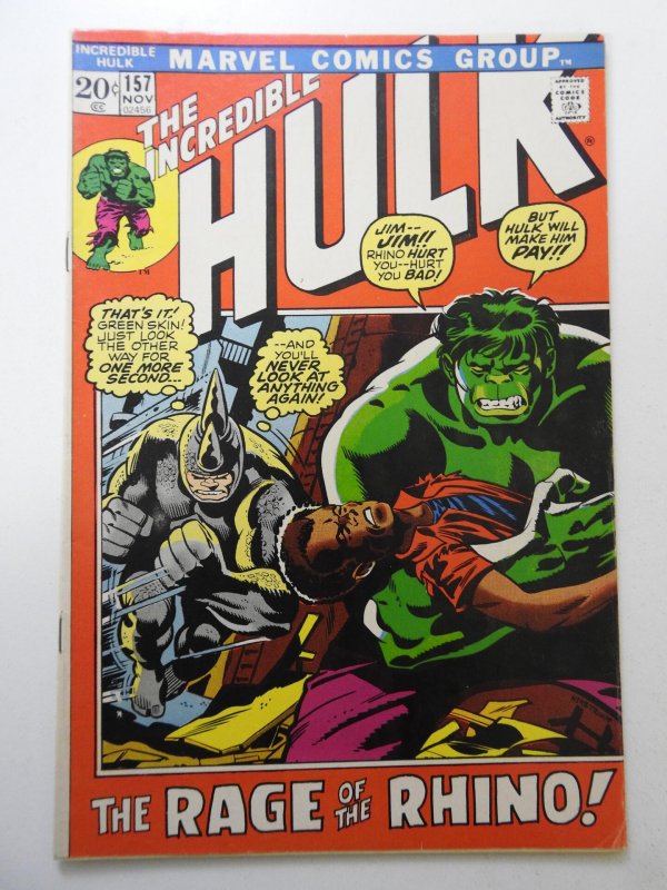 The Incredible Hulk #157 (1972) FN Condition!