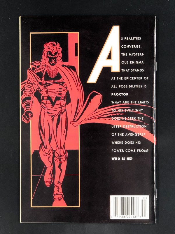 The Avengers #360 (1993) VF- Vision Embossed All Foil Cover