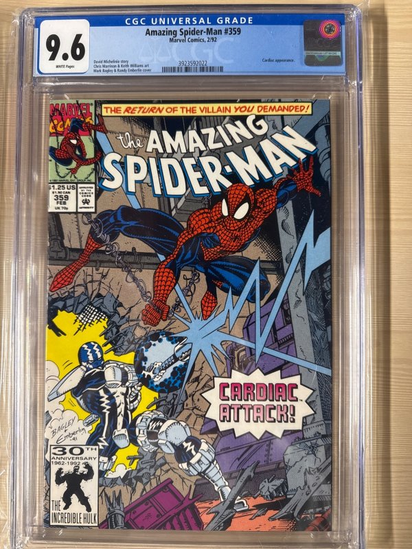 The Amazing Spider-Man #359 (1992) CGC 9.6