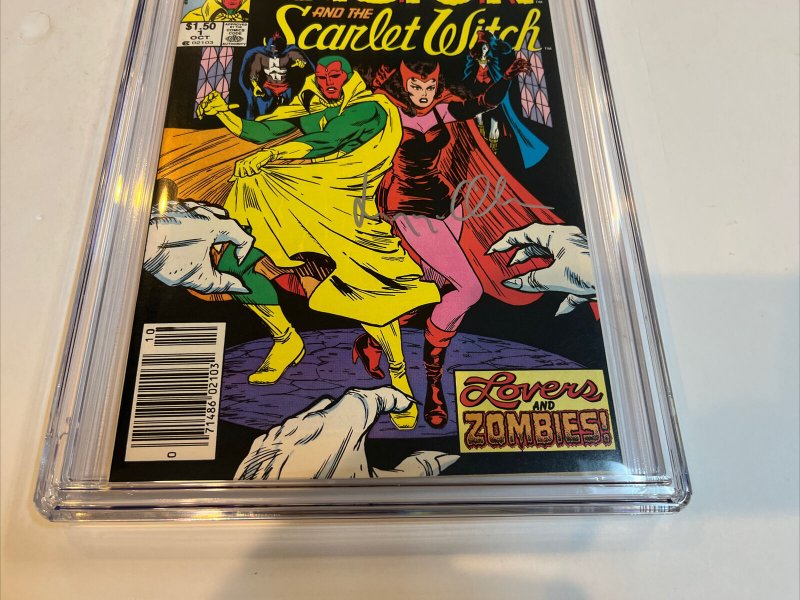 Vision & The Scarlet Witch V2 (1985) # 1 (CGC 9.8 SS) CPV | Signed Olsen