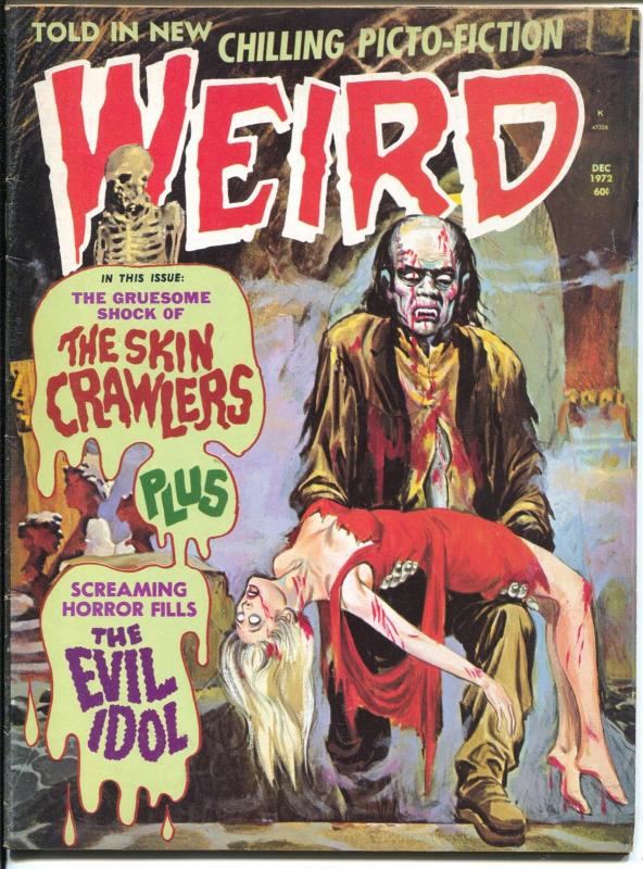 Weird Vol. 6 #7 1972-Eerie-weird menace-electric chair-vampire-FN/VF