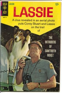 Lassie #69 1967-Gold Key-next to last issue-TV series photo cover-FN