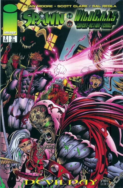 Spawn/WildC.A.T.S #2 VF; Image | save on shipping - details inside