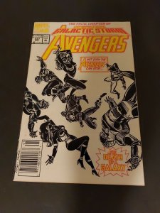 1992 AVENGERS 347  F/VF NEWSSTAND GALACTIC STORM