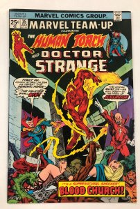 MARVEL TEAM UP 35 (July 1975) VERY FINE Dr Stange, Conway, Sal B, Coletta
