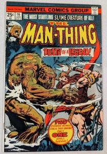 Man-Thing #16 Higher Grade 1975 Decay Meets the Mad Viking Gerber/Buscema