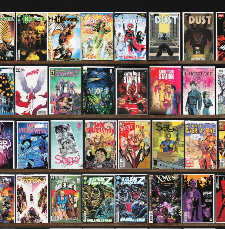 Huge Lot 150+ Comics with Batman, Detective Comics, Love Everlasting & More!
