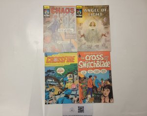 4 Comics #1 Crossfire #1 Cross Switchblade #5 Chaos #9 Angel of Light 95 TJ26