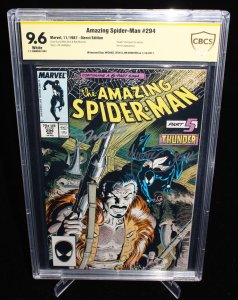 Amazing Spider-Man #294 (CBCS 9.6) Signed by Mike Zeck & Jim Shooter - 1987