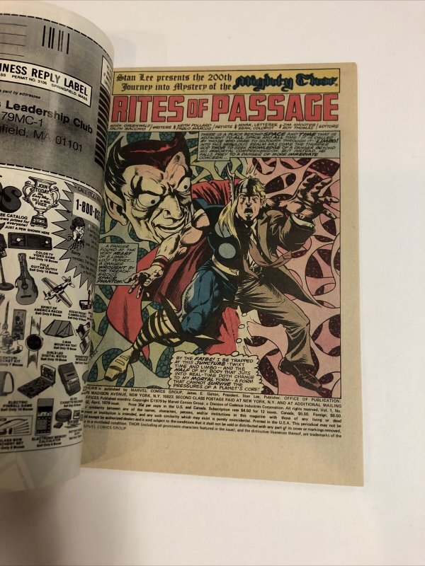 Thor (1979) # 282 (F/VF) 1st app Time Keepers Disney+ Loki