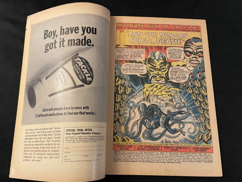 STRANGE TALES #163 VG- Condition