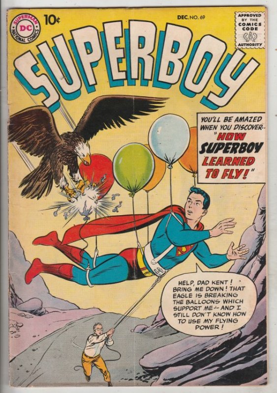 Superboy #69 (Dec-58) FN/VF+ High-Grade Superboy
