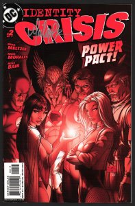 Identity Crisis #2 (NM) 2004 Signed by Michael Turner & Peter Steigerwald