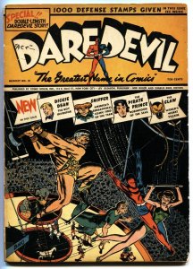 DAREDEVIL #12-1942-LEV GLEASON-ORIGIN OF THE CLAW-BASIL WOLVERTON-BIRO BIO 