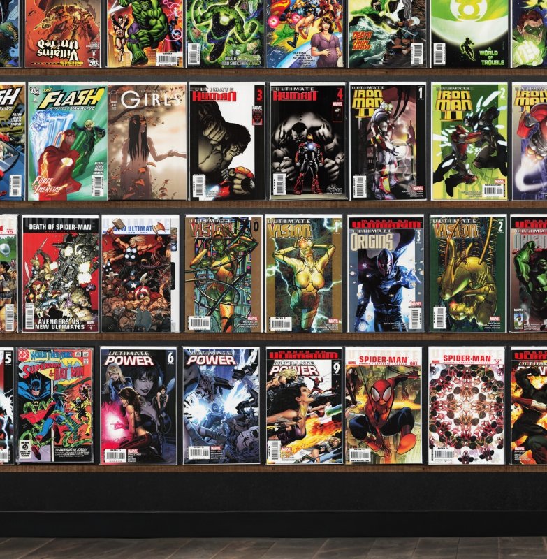 Huge Lot 150+ Comics with Ultimate Spider-Man, Ultimate Power & More!
