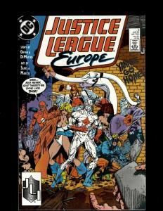 Lot of 12 Justice League Europe Comic Books #1 2 3 4 5 6 7 8 9 10 11 12 J404 