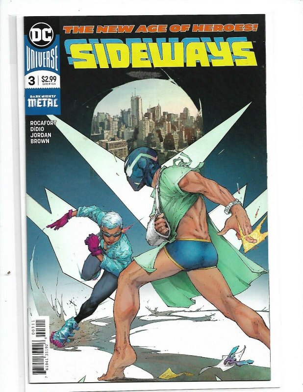 SIDEWAYS #3  DC COMICS COVER A KENNETH ROCAFORT  S01