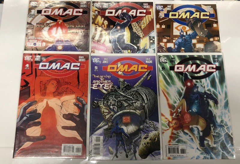 Omac (2006) Issue Set #1-6 • Marvel Comics • Bruce Jones • Renato Guedes