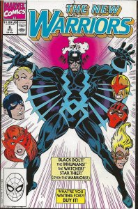 The New Warriors #6 (1990) - NM-