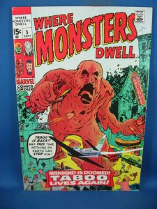 WHERE MONSTERS DWELL 5  F 1970