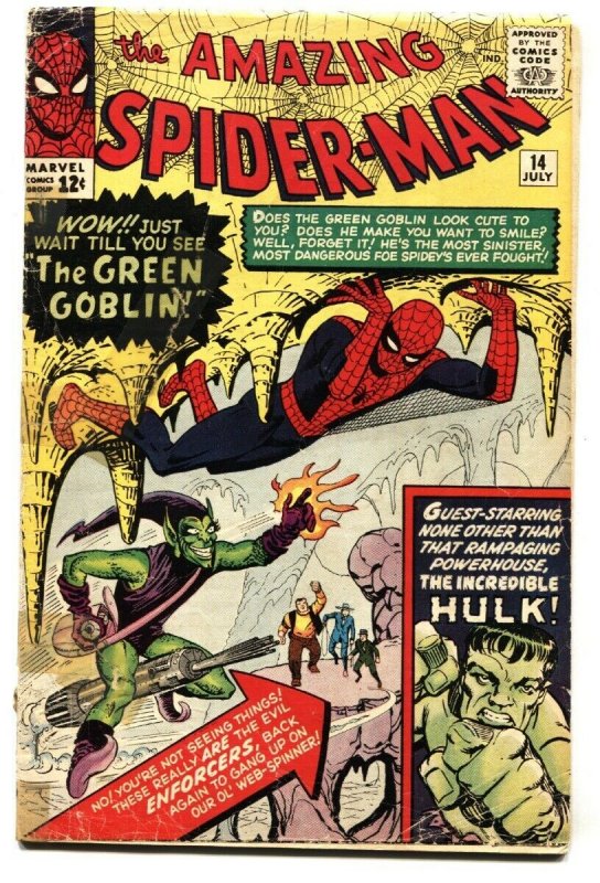 Amazing Spider-Man #14 -1st appearance GREEN GOBLIN Marvel Silver-Age