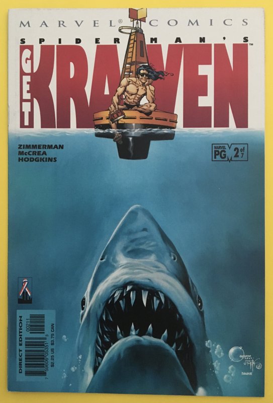 SPIDER-MAN GET KRAVEN 2 JAWS COVER MARVEL