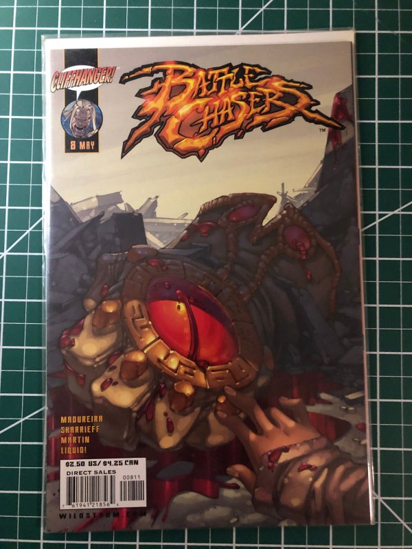 Battle Chasers #2, 3, 4, 5, 6 (x2) 7, 8 (1998) plus two Turner books