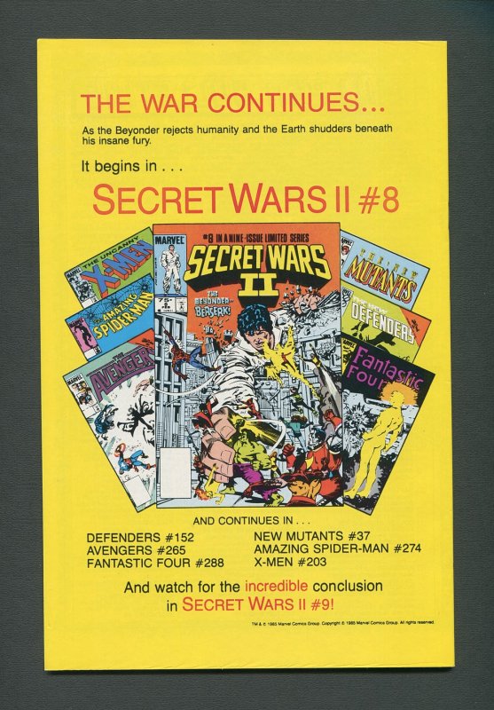 Marvel Tales #184  /  8.5 -  9.0 VFN/NM  /  February 1986