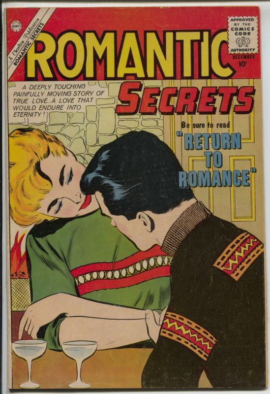 Romantic Secrets 30 1960-Charlton-high grade-spicy poses-headlights-VF-