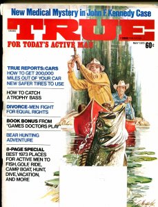 True 5/1973-Fawcett-JFK Medical Mystery!-adventure fiction-VG