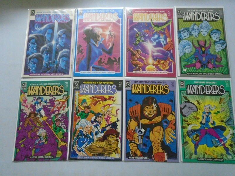 Wanderers set #1-13 avg 8.5 VF+ (1988)