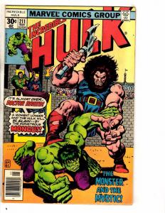 Lot Of 4 Incredible Hulk Marvel Comic Books # 166 206 208 211 Avengers Thor NP7