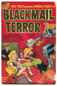 Harvey Comics Library #2- BLACKMAIL TERROR- Dick Tracy G/VG