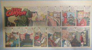 (45) Steve Canyon Sundays by Milton Caniff 1960 Near Complete Year ! 7.5 x 15