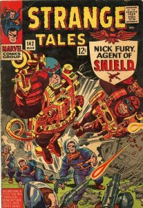 Marvel Strange Tales #142 (1966)Nick Fury Agent SHEILD Comic Book Grade GD 2.0