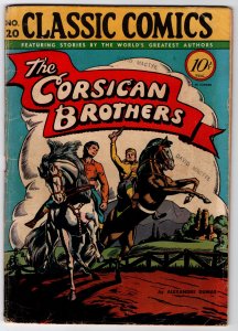 Classic Comics #20  HRN 28  1946  VG 4.0