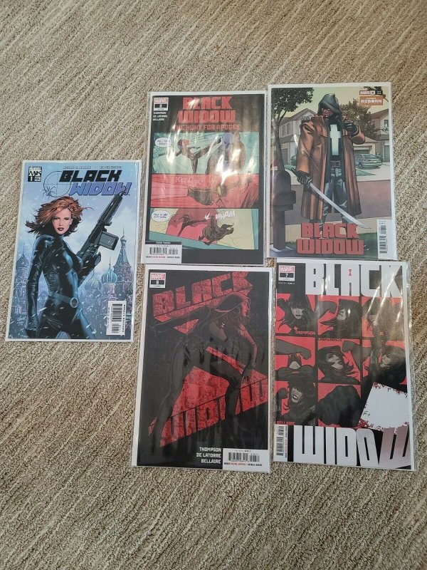 Black widow comic lot Marvel comics new movie Scarlet Johansson variants Copper