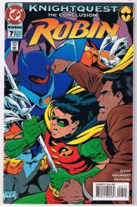 Robin comic #7 (Jun 1994, DC) knightquest- the conclusion ARrael batman