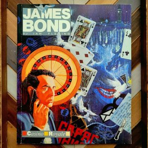 CASINO ROYALE: James Bond 007 (Titan Books 1990) VF- 1st Print TBP Ian Fleming