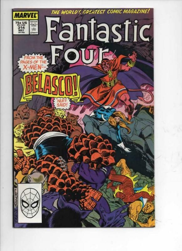 FANTASTIC FOUR #314 VF/NM Belasco Sinnott, 1961 1988 Marvel, more FF in store