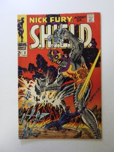 Nick Fury, Agent of SHIELD #2 (1968) FN- condition stains back cover