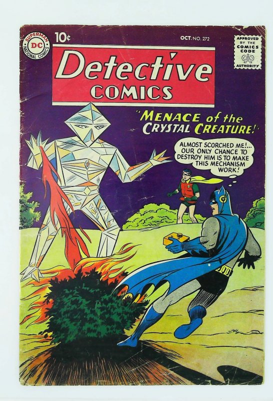 Detective Comics (1937 series)  #272, VG+ (Actual scan)