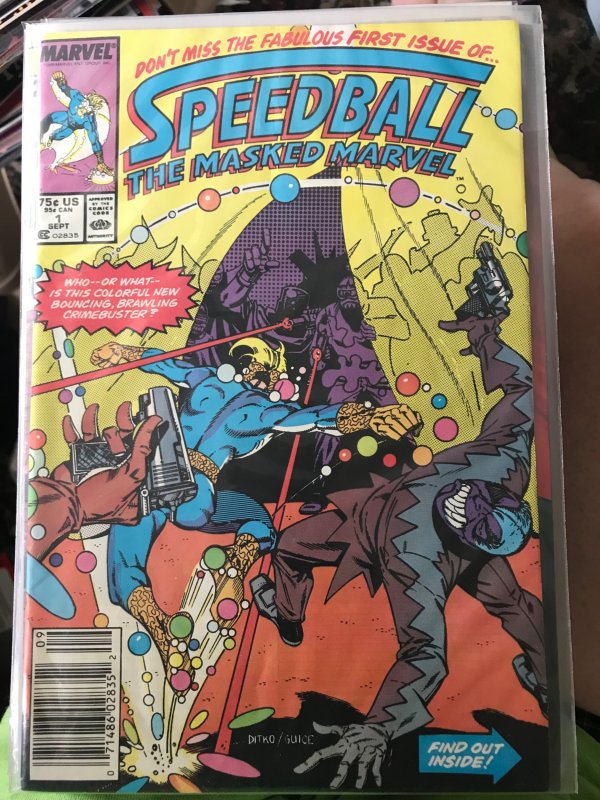 Speedball #1 Newsstand Edition (1988)