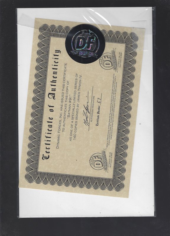 Batman #91 Signed by James Tynion IV #57 of 140