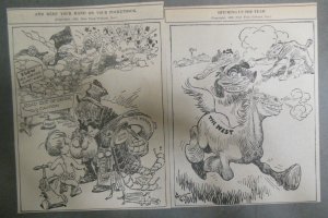 (49) Political Cartoons by Various Artists from 11-12/1935 Size: 6.5 x 7 inches