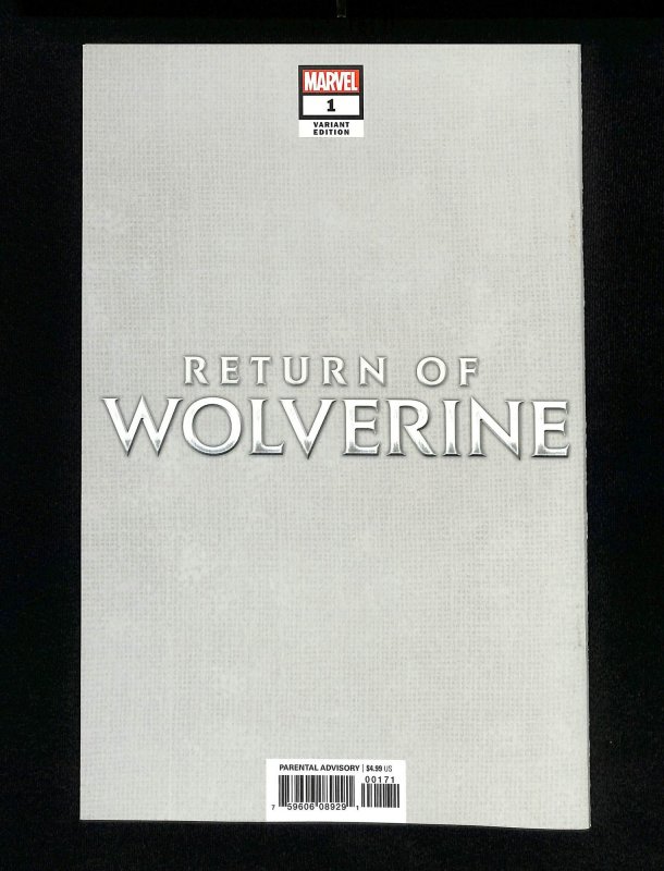 Return of Wolverine #1 Steven McNieven G Variant